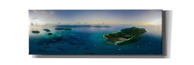 Epic Graffiti 'Seychelles - Mahe from the sky' by Epic Portfolio, Canvas Wall...
