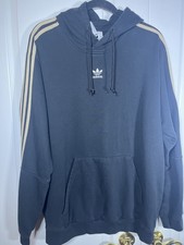 Adidas Originals Graffiti Hoodie Black Gold Men's Size XL