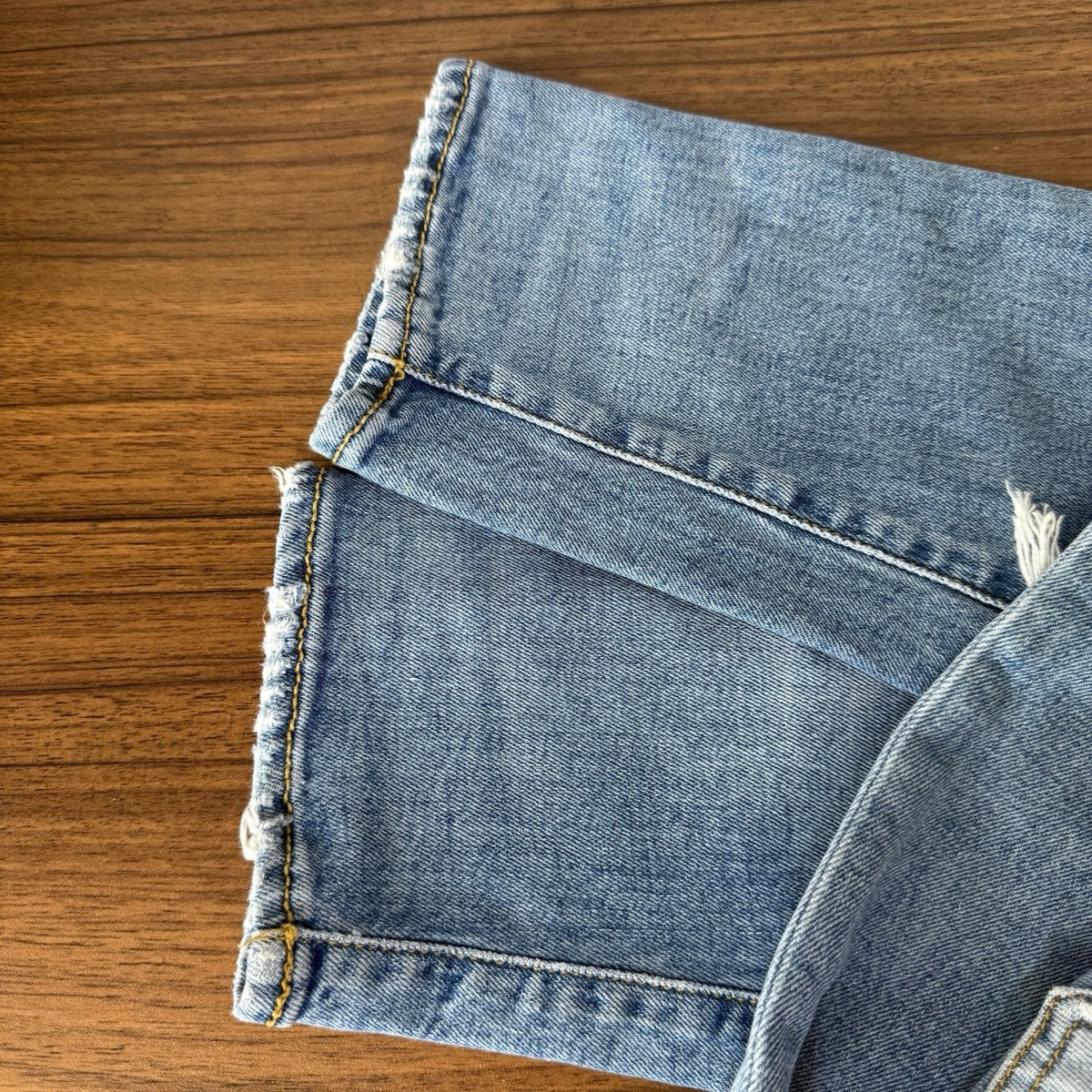 R13 Jeans Womens Sz 27 Boy Skinny Denim Blue Distressed Made