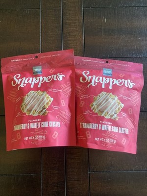 2 Bags 6 Oz Each Limited Seasonal Edward Marc Snappers Strawberry &  Waffle Cone