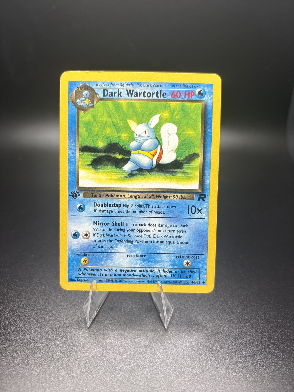 TCG Pokemon TCG - Dark Wartortle 1st Edition 46/82 - Team Rocket NM