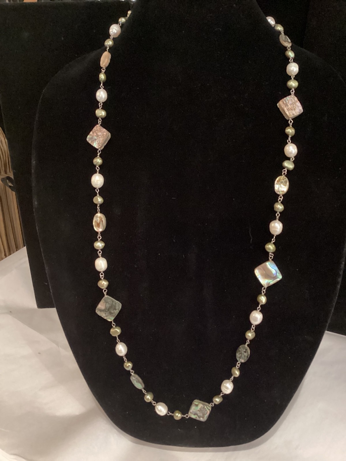 AUTHENTIC SIGNED CGI STERLING SILVER, CULTURED PE… - image 1