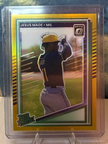 Jesus Made [Gold Optic Signature] #162 2025 Panini Donruss card