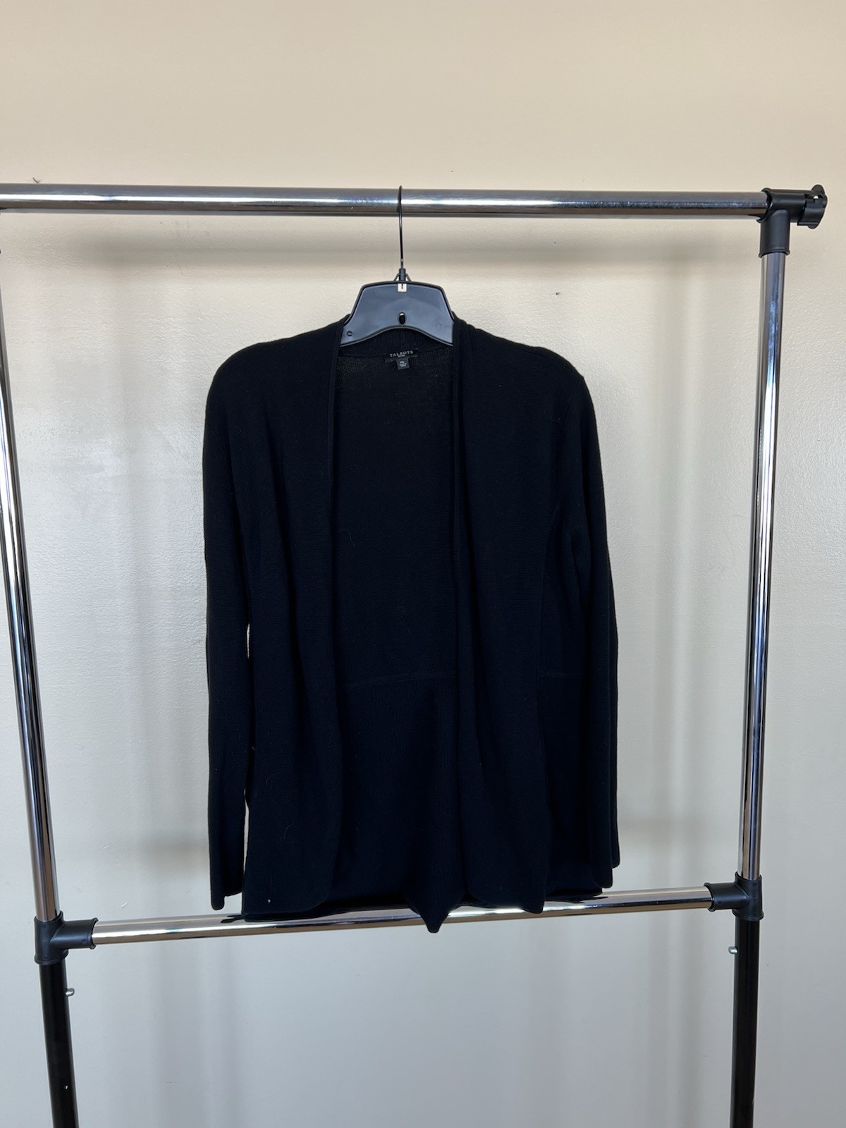 TALBOTS Women's Medium Petite Open Front Cardigan Sweater