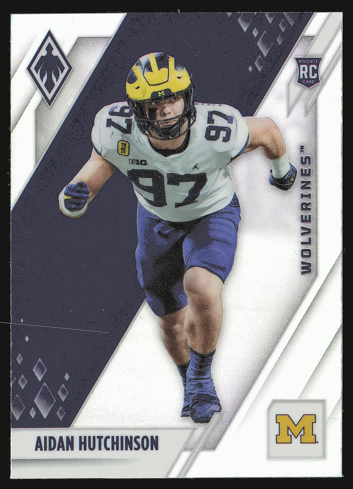 2022 Panini Chronicles Draft Picks #16 Aidan Hutchinson Phoenix Silver RC