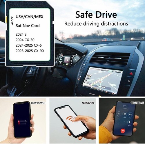 Navigation SD Card Latest Version GPS Maps For CX-30/3, CX-5, CX-90, USA/CAN/MEX - Picture 5 of 8