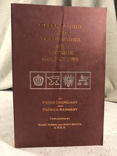 CLEEK MARKS & TRADEMARKS on ANTIQUE GOLF CLUBS Georgiady & Kennedy SIGNED