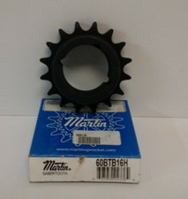 NEW OLD STOCK! MARTIN 16 TOOTH 2-1/4" BORE  SPROCKET 60BTB16H