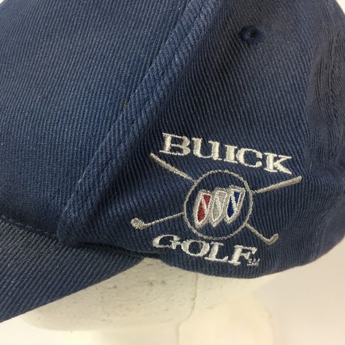 NIKE BUICK GOLF TIGER WOODS NAVY BLUE ADJUSTABLE BASEBALL HAT CAP - Picture 2 of 5