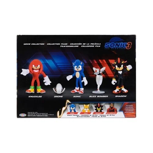 2024 JAKKS Pacific Sonic the Hedgehog 3 Película 2.5" Figura Paquete de 5 Set: sombra etc. - Imagen 2 de 3