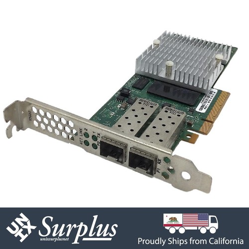 QLogic Dual Port 10GB SFP+ NIC PCIe x8 Ethernet Network Adapter High Profile