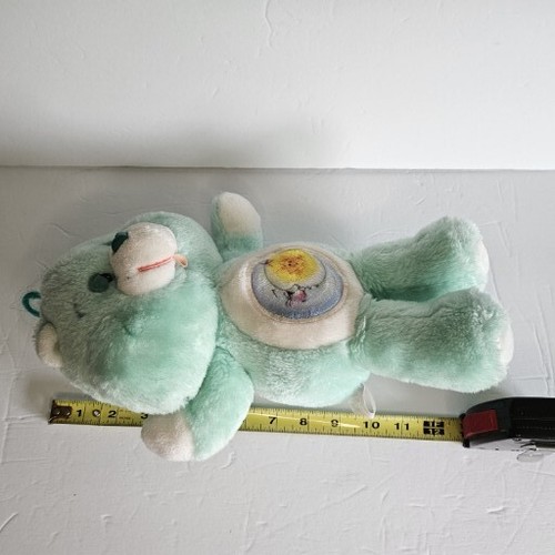VINTAGE Kenner Bedtime Care Bear Plush Green Moon Star Sleep Stuffed 13" 1983 - Picture 14 of 14