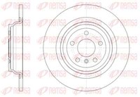 Remsa 2X Bremsscheibe Hinten Ø325Mm Voll FüR Mercedes GLE W166 C292 166