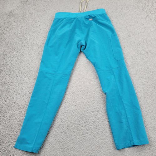 Pantaloni scrub FIGS donna blu medio performance tasche cargo misura 32x30 scrub - Foto 2 di 12