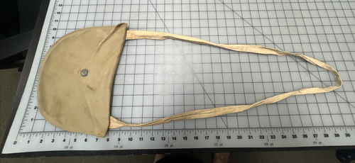 WW1 French M2 Gas Mask BAG, Excellent Cotton Reproduction - No Mask. Film Used - Picture 3 of 9