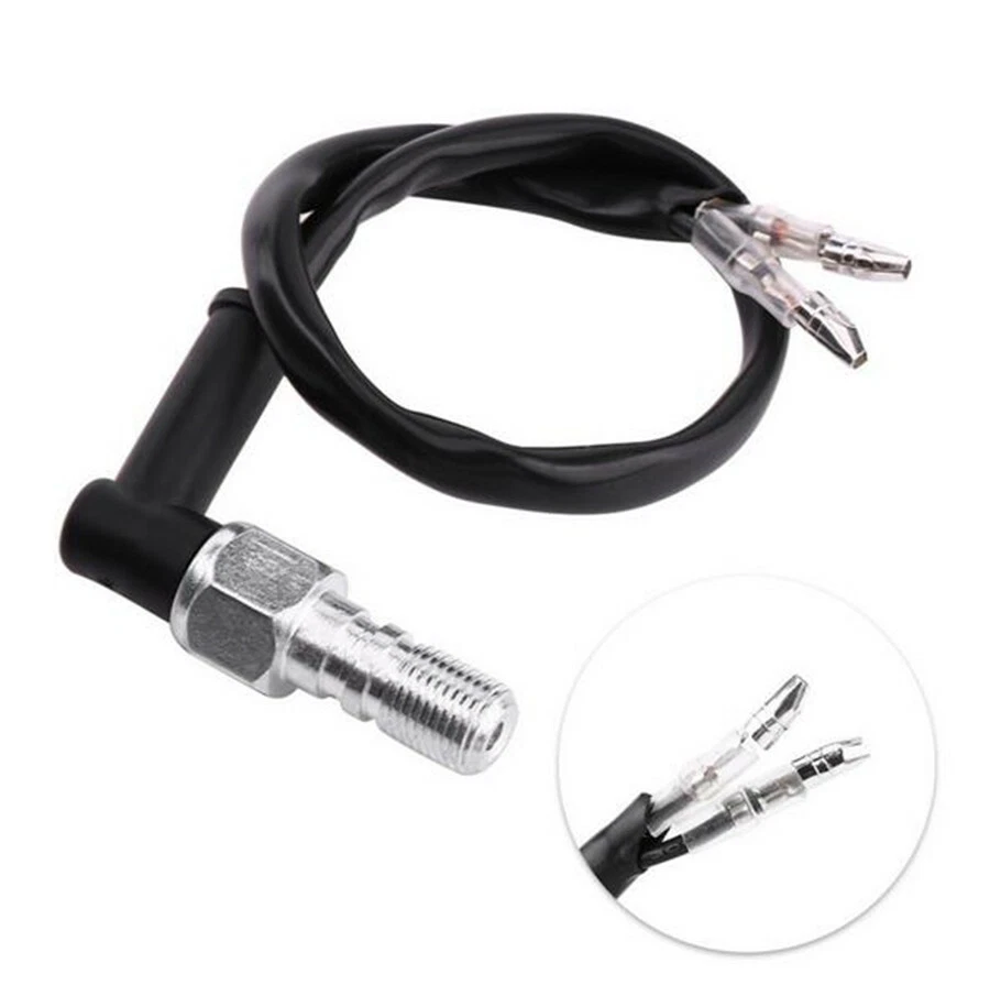 1x Motorcycle Steel Hydraulic Brake Pressure Light Switch Bolt 10mm x 1.25 Pitch - Image 3 of 4