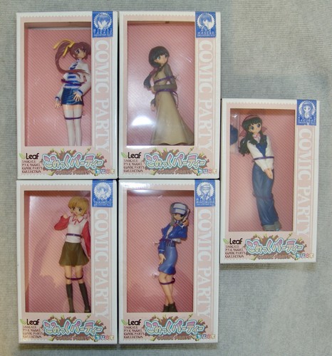 RARE LEAF 1/6 Scale Model COMIC PARTY COLLECTION COMPLETE 5 piece set, c1999