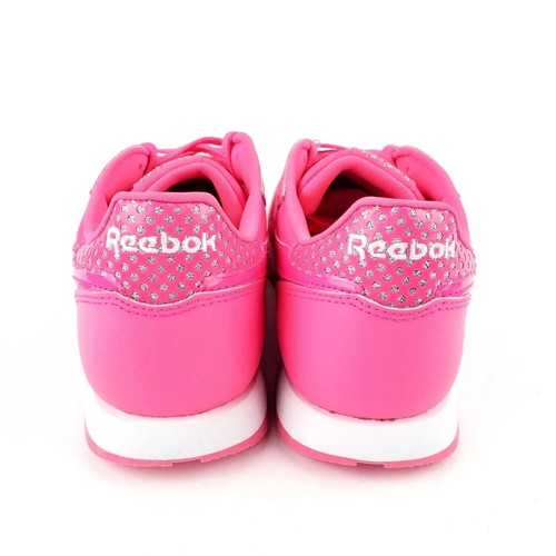 REEBOK CL LEATHER GIRL SQUAD JUNIOUR CLASSIC (UK_5, 5.5) PINK-WHITE BRAND NEW - Picture 6 of 8