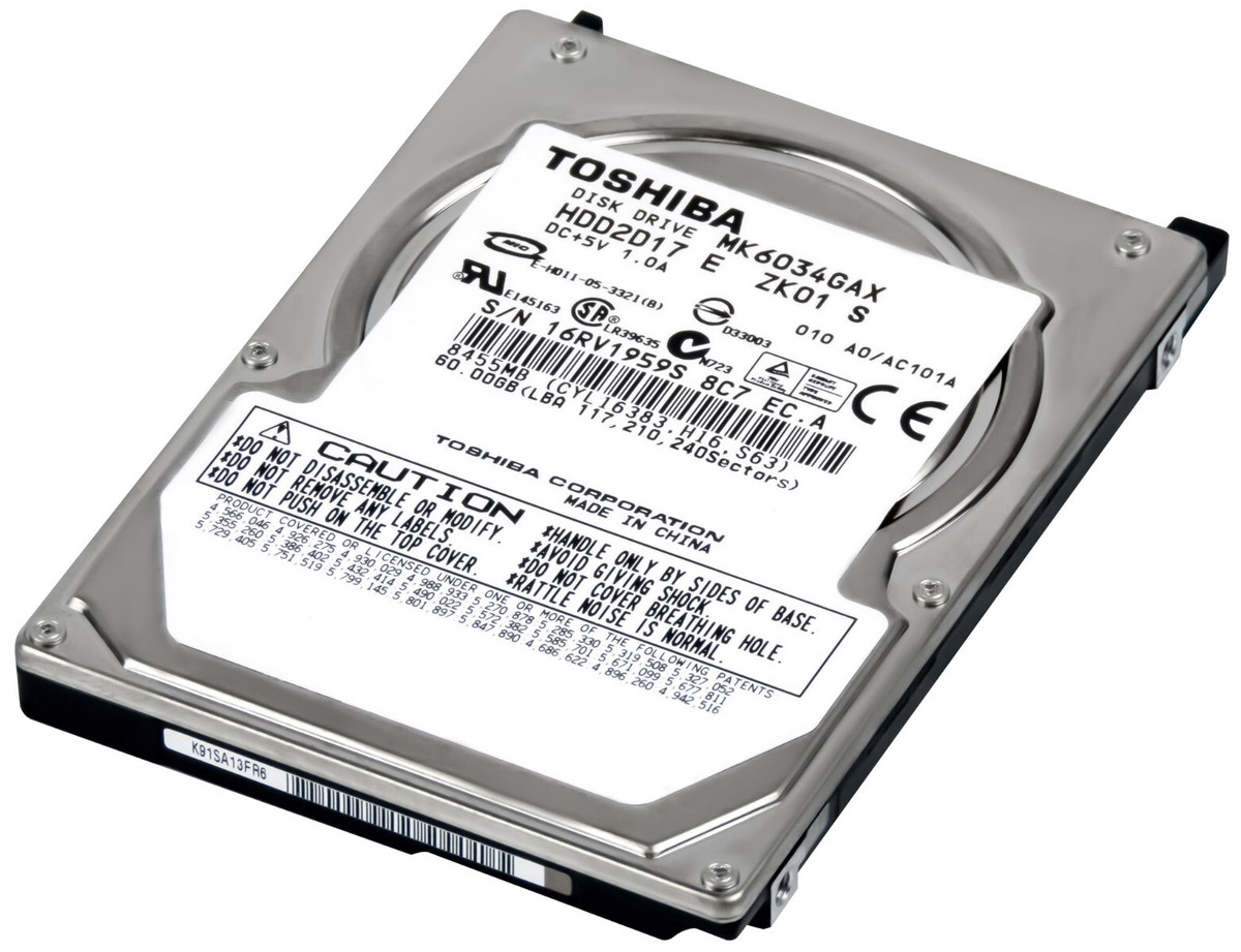 Hard Drive Toshiba MK6034GAX 60GB 8MB ATA UK