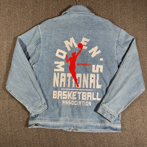 The Wild Collective WNBA Jacke Unisex Medium Full Zip Denim Jeans The W - Bild 4 von 17
