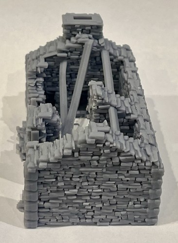 009/OO/HO/4mm Derelict Cottage Ruins - Picture 6 of 7