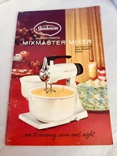 1968 Deluxe Sunbeam Mixmaster Mixer Instructions & Recipe Booklet #970