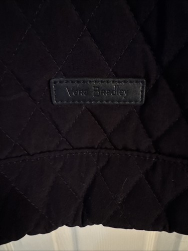 VERA BRADLEY Large Traveler Duffel Bag CLASSIC NAVY Microfiber - NWT - Picture 3 of 5