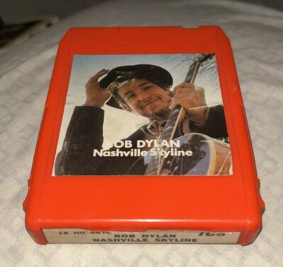 #ad BOB DYLAN Nashville Skyline 8 Track Tape NEW PRESSURE PAD 1969 COLUMBIA TC8 EX $7.89