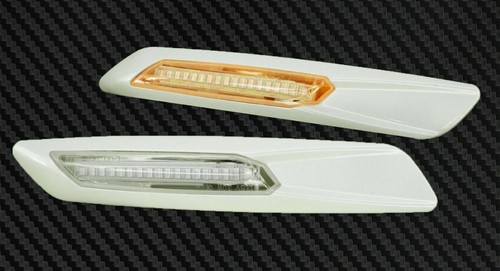 2x Led Seiten Blinker Perlmutt Weiß für BMW 3er E90 | E91 | E92 | E93 - Bild 2 von 2