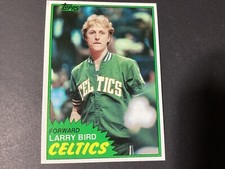 1981-82 Topps Larry Bird #4 Boston Celtics  2nd Year NM