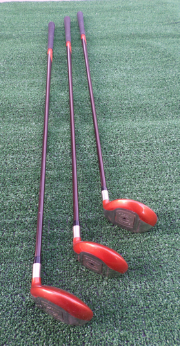 Set of TaylorMade Firesole 4,5,7 Fairway Woods, Reg. Flex R-80 Bubble Shaft, RH - Picture 2 of 10