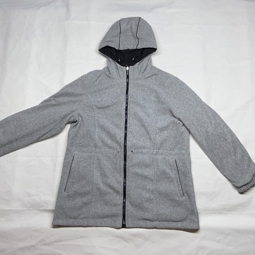 Black Rivet GIII Apparel Group Large Black Reversible Water Proof/ Fleece Jacket - Picture 6 of 12