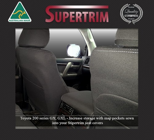 Funda de asiento trasero premium neopreno frontal FB MP + apta para Toyota Landcruiser serie 200 - Imagen 2 de 12