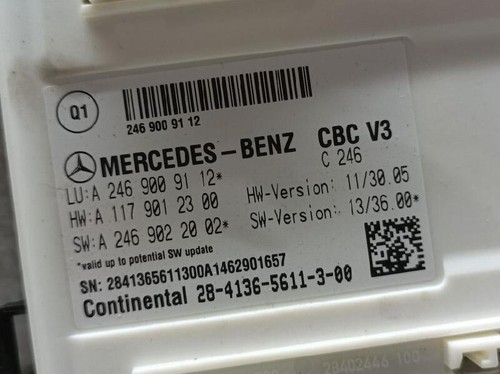A2469009112 módulo electronico para MERCEDES-BENZ CLASE B (W246) 2011 4564804 - Imagen 2 de 5