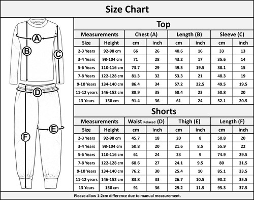 Kinder Mädchen Jungen Weihnachten Elfe Pyjama Festlich PJS Set Weihnachtskostüm Alter 2-13 Jahre - Bild 8 von 8