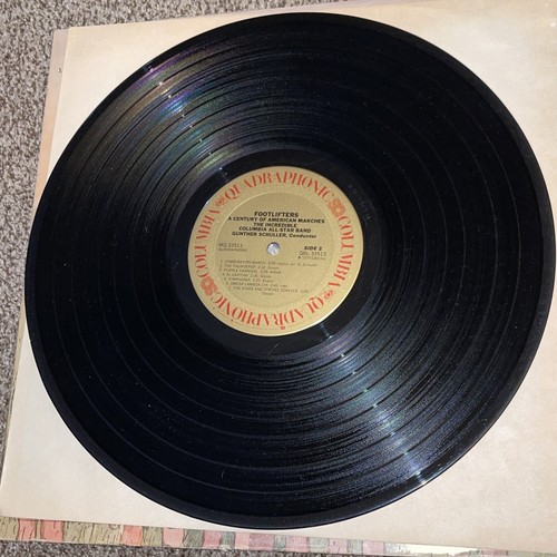 Gunther Schuller - Footlifters (A Century Of American Marches) XM 33513) QUAD LP - Picture 3 of 4