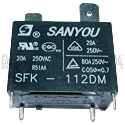 10PCS/ NEW Sanyou SFK-112DM Relay 12VDC