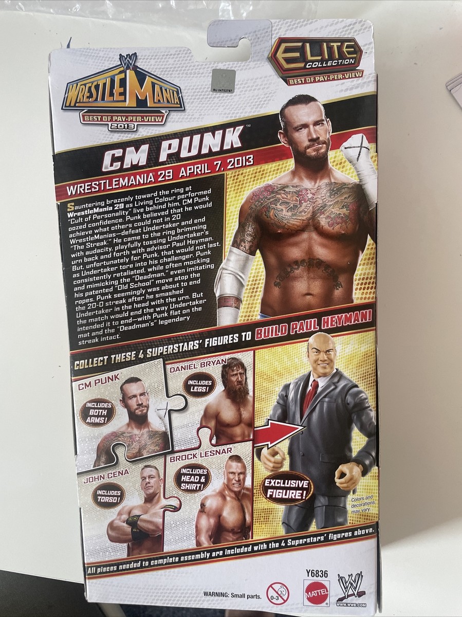 WWE Best of PPV Elite Wrestlemania 29 series-CM Punk Action WWE Best of PPV Elite Wrestlemania 29 series-CM Punk Action