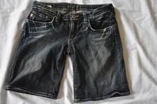 Big Star Women's SWEET Denim Ultra Low Shorts 9" Size 26 Made in USA