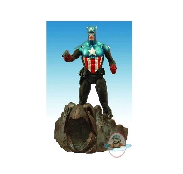 Figuras de acción Capitán América Diamond Select y accesorios