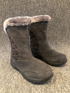 Columbia Gelo Maiden Preto/Cinza botas de neve Feminino Tamanho 8.5 BL1513-010 Excelente Estado Usado | eBay