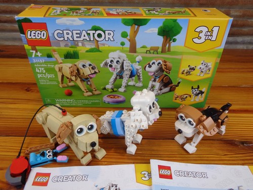 LEGO Creator 3-in-1 Adorable Dogs Building Toy Set 31137 (P167) EUC! - Picture 5 of 6