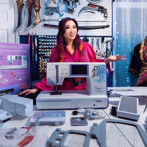 Bernette b79 Yaya Han Special Edition Sewing and Embroidery Machine 10x6 - Picture 5 of 6
