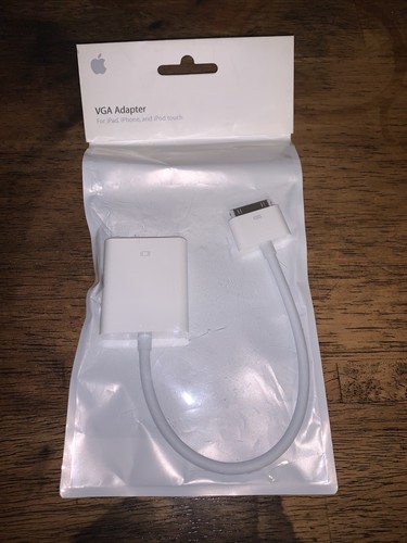Apple iPad Dock Connector to VGA Adapter Factory sealed Model MC552ZM/A