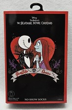 Disney Nightmare Before Christmas Womens No-Show Socks 2-Pair Set Shoe Size 4-10