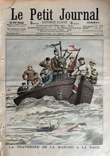 Small Newspaper 1906 No. 821 Crossing of The Sleeve At Swim - Distractions