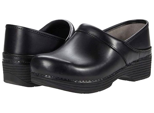 Dansko Black Calf Leather Shoes Josh Plain Toe Oxfords Mens  display picture 3