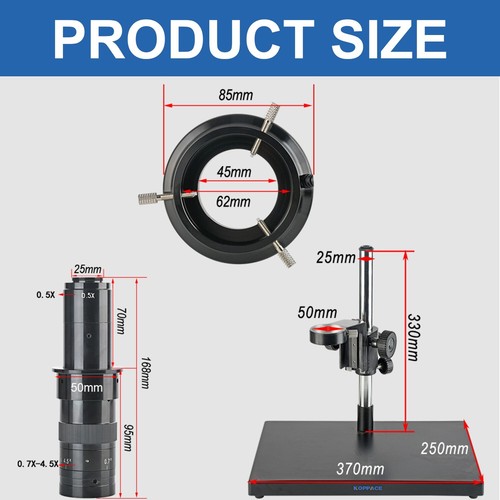 KOPPACE 21X-138X Elektronenmessmikroskop 4K HD Kamera Dauerzoomobjektiv - Bild 2 von 10