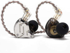 KZ ZS10 Pro, Linsoul 4BA 1DD 5 Driver in-Ear HiFi Metal Earphones W/O Mic, Black