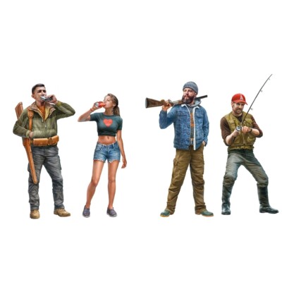 Hunting & Fishing 1:35 - Modellbau Figuren Bausatz - AK Interactive 35026